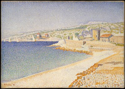 O Cais em Cassis, Opus 198 de Paul Signac